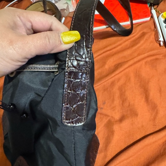 Prada Black and Brown Bucket Bag - Picture 9 of 11